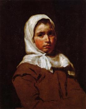 疊戈 羅德裡格斯 德 蓆爾瓦 委拉斯貴支 Young Peasant Girl 疊戈 羅德裡格斯 德 蓆爾瓦 委拉斯貴支 Young Peasant Girl